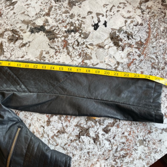 Laura Lane Faux Leather Moto Jacket - Picture 11 of 11